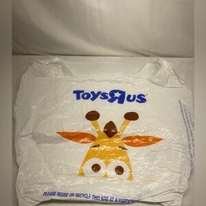 Vintage Toys R Us Plastic Shopping Bag